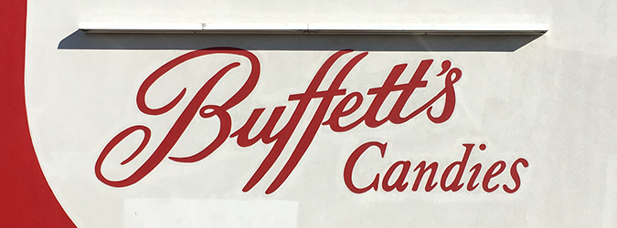 Buffett's Candies wordmark